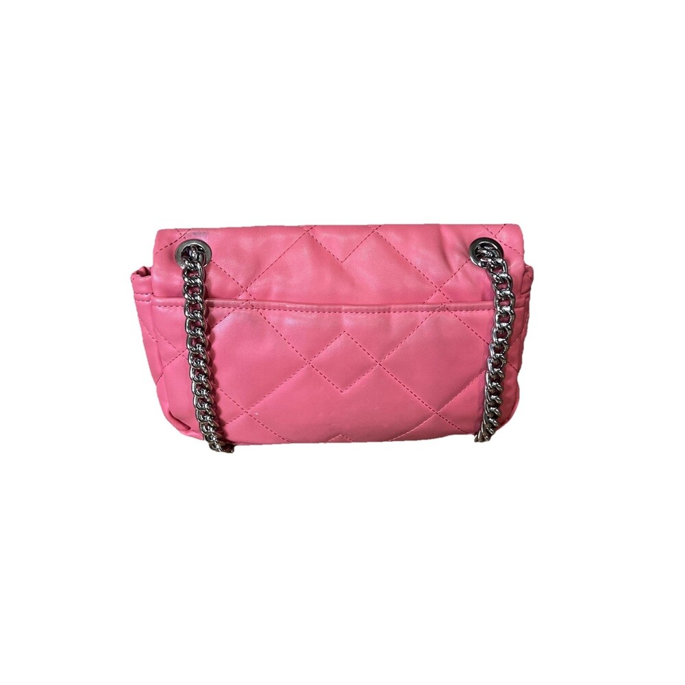 Marc Jacobs Quilted Moto Women’s Barbie Pink Shoulder Bag Crossbody Handbag - Picture 2 of 16